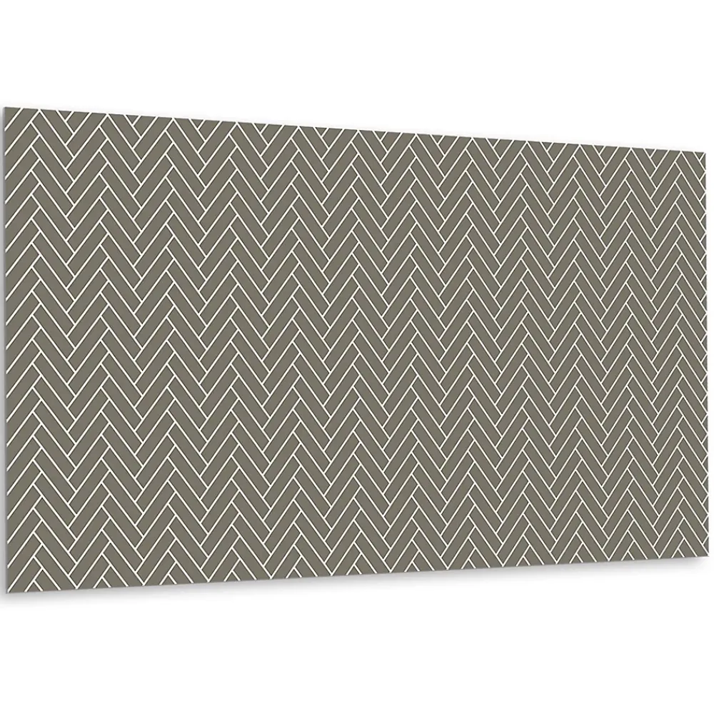 Tulup Panneau Mural Décoratif<Panneau autocollant 100x50 cm Chevrons 1 pcs