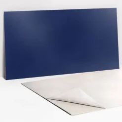 Tulup Panneau autocollant 100x50 cm Couleur bleu marine 1 pcs- Panneau Mural Décoratif