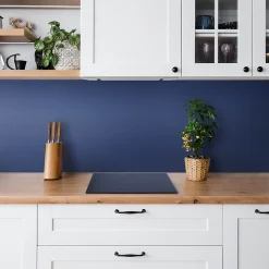 Tulup Panneau autocollant 100x50 cm Couleur bleu marine 1 pcs- Panneau Mural Décoratif