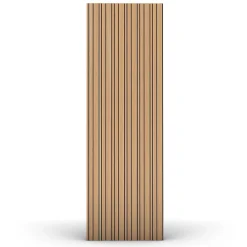 Foge Panneau Tasseau Bois<Panneau Boa en MDF fond noir, tasseaux décor chêne Saragosse L. 280 x l 90 cm, ép. 2,1 cm