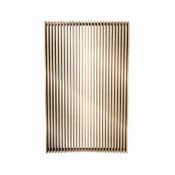 Panneau claustra ondulé 250x60 cm module 2- Tasseau Bois