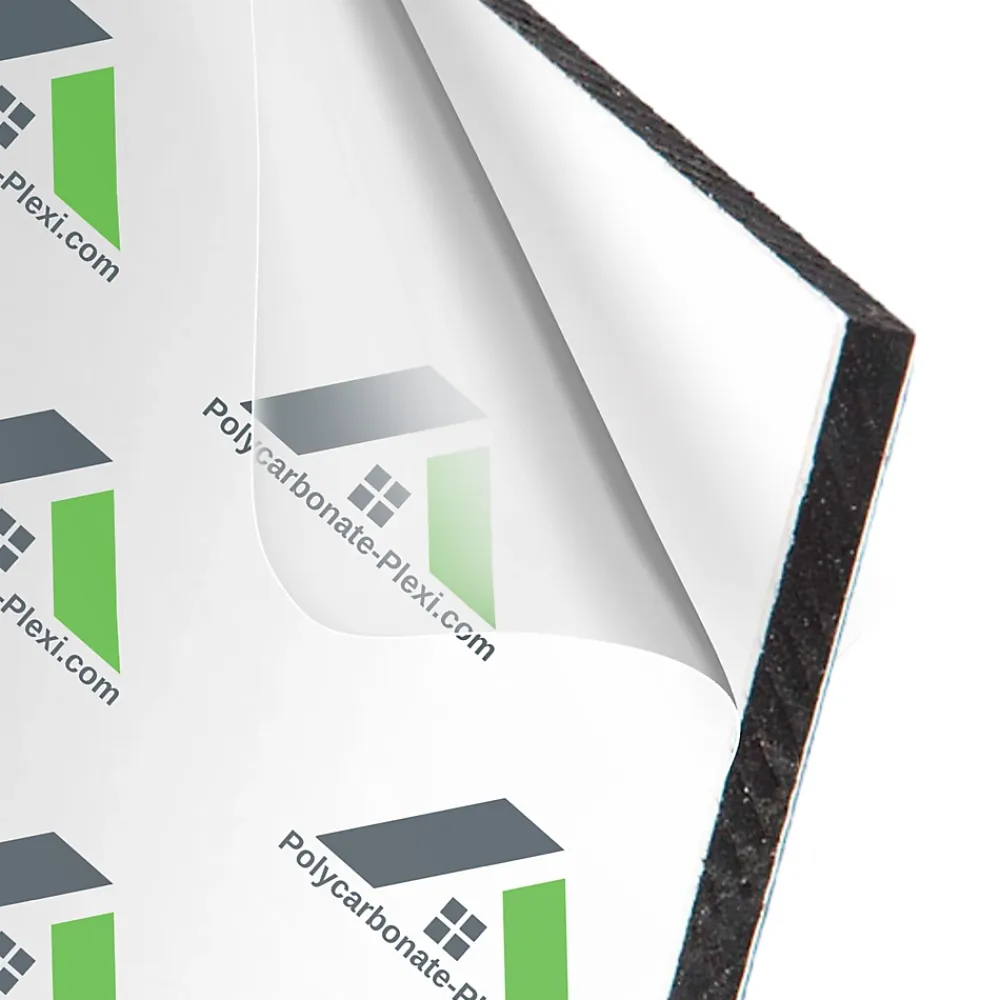 Polycarbonate-Plexi Panneau Tasseau Bois<Panneau composite aluminium 3mm Blanc 2500x1250mm