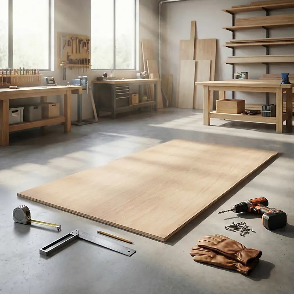Panneau Bois, Osb, Mdf<Panneau contreplaqué de feuillus - 244 x 122 cm, ép.12 mm (vendu au panneau)