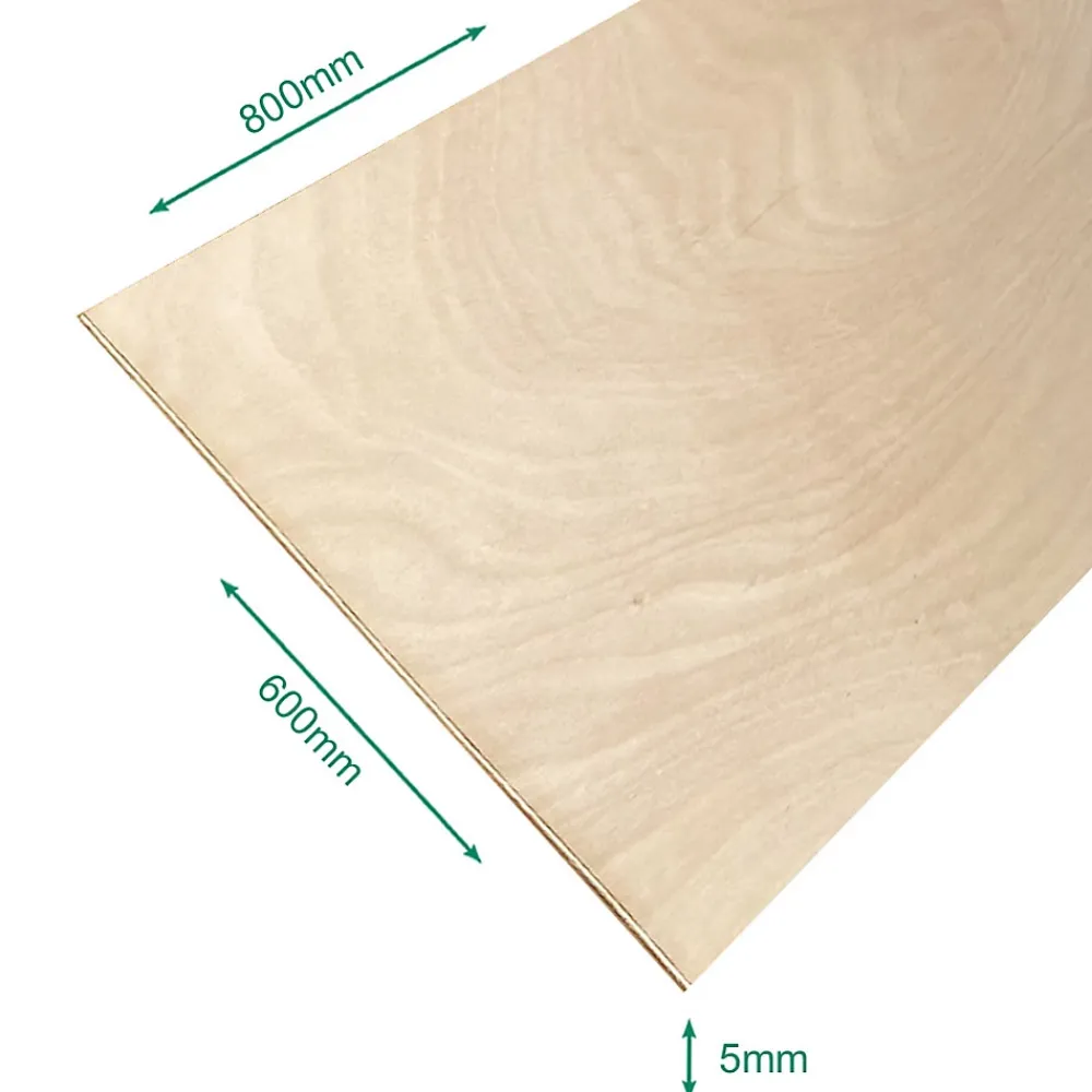 Forestea Panneau contreplaqué powerplex bio 800 x 600 x 5 mm- Panneau Bois, Osb, Mdf