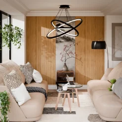 Radex Panneau Décoratif En Bois|Panneau Bois, Osb, Mdf<Panneau décoratif à lamelles Python en mdf imitation chêne 275X60 cm