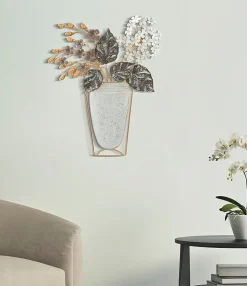 Mauro Ferretti Panneau Tasseau Bois<Panneau décoratif 3D en métal multicolore cm 45,5x7,5x53