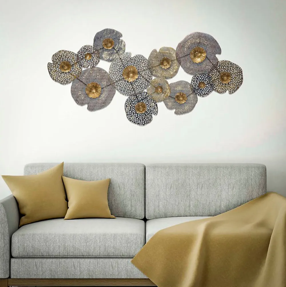 Mauro Ferretti Panneau Tasseau Bois<Panneau décoratif 3D en métal multicolore cm 119x7x59,5