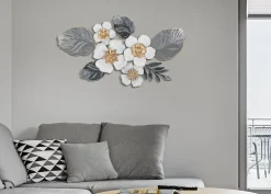 Mauro Ferretti Panneau Tasseau Bois<Panneau décoratif 3D en métal multicolore cm 66x5x39