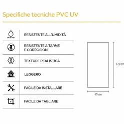 Divina Home Panneau décoratif en grès cérame effet marbre, lot de 6 pièces, revêtement mural PVC 4,3 m², finition UV, 120x60 cm, marbre noir- Panneau Mural Décoratif