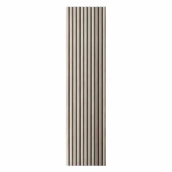 Divina Home Panneau Mural Décoratif<Panneau décoratif en PVC imitation lattes de bois, lot de 10 pièces, 120x30 cm, revêtement mural chêne
