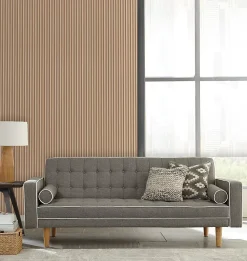 Foge Panneau Décoratif En Bois<Panneau décoratif fraisé Caiman effet chêne L.280x l.60cm Ep. 1,5cm