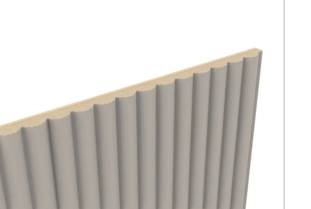 Foge Panneau Décoratif En Bois<Panneau décoratif fraisé Caiman beige L.280x l.60cm Ep. 1,5cm