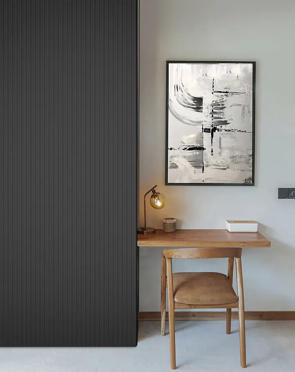 Foge Panneau Décoratif En Bois<Panneau décoratif fraisé Caiman gris L.280x l.60cm Ep. 1,5cm