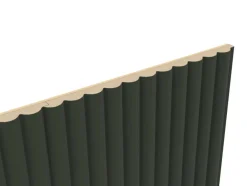 Foge Panneau Décoratif En Bois<Panneau décoratif fraisé Caiman vert foncé L.280x l.60cm Ep. 1,5cm