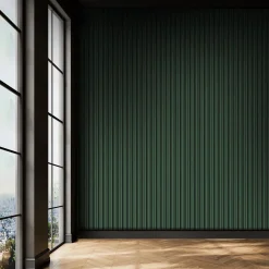 Foge Panneau Décoratif En Bois<Panneau décoratif fraisé Caiman vert foncé L.280x l.60cm Ep. 1,5cm