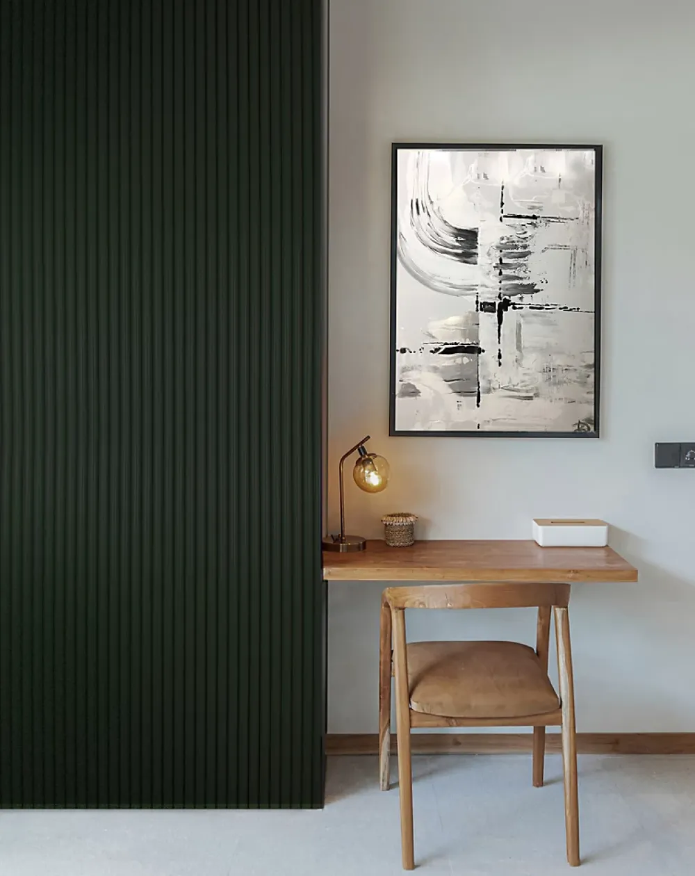 Foge Panneau Décoratif En Bois<Panneau décoratif fraisé Caiman vert foncé L.280x l.60cm Ep. 1,5cm