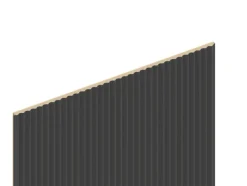 Foge Panneau décoratif fraisé Serval gris L.280x l.60cm Ep. 1,5cm- Panneau Décoratif En Bois