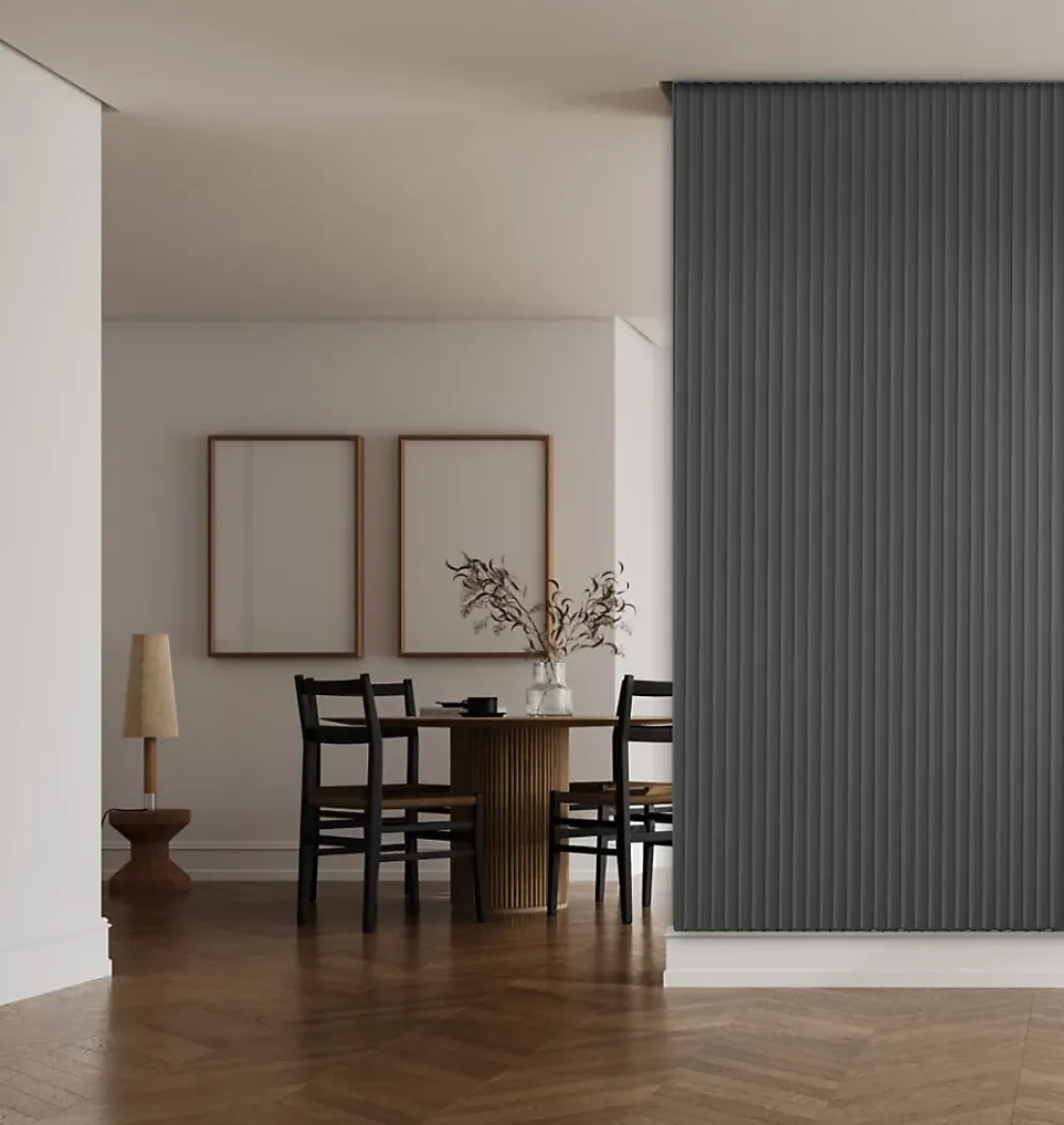 Foge Panneau décoratif fraisé Serval gris L.280x l.60cm Ep. 1,5cm- Panneau Décoratif En Bois