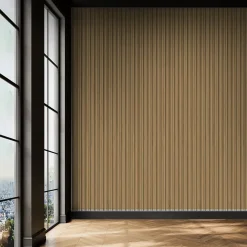 Foge Panneau Décoratif En Bois<Panneau décoratif fraisé Serval effet chêne L.280x l.60cm Ep. 1,5cm