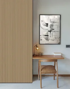 Foge Panneau Décoratif En Bois<Panneau décoratif fraisé Serval effet chêne L.280x l.60cm Ep. 1,5cm