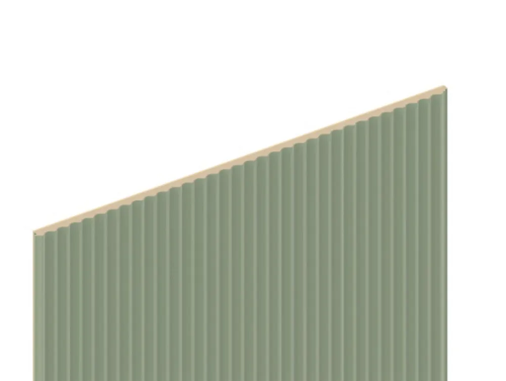 Foge Panneau Décoratif En Bois<Panneau décoratif fraisé Serval vert olive L.280x l.60cm Ep. 1,5cm