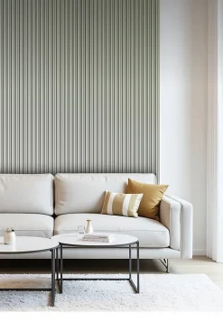 Foge Panneau Décoratif En Bois<Panneau décoratif fraisé Serval vert olive L.280x l.60cm Ep. 1,5cm