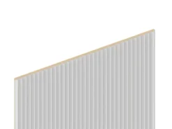 Foge Panneau décoratif fraisé Serval blanc L.280x l.60cm Ep. 1,5cm- Panneau Décoratif En Bois