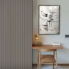 Foge Panneau décoratif fraisé Serval beige L.280x l.60cm Ep. 1,5cm- Panneau Décoratif En Bois