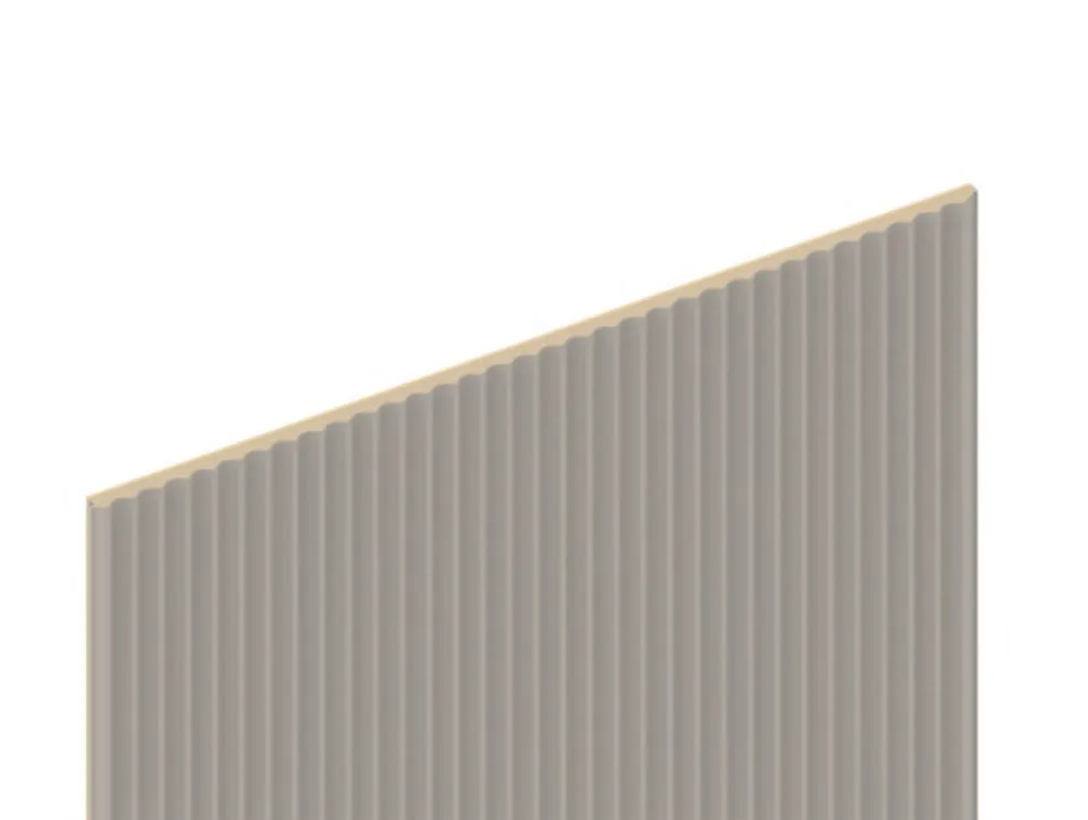 Foge Panneau décoratif fraisé Serval beige L.280x l.60cm Ep. 1,5cm- Panneau Décoratif En Bois