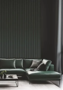 Foge Panneau décoratif fraisé Wallaby vert foncé L.280x l.60cm Ep. 1,5cm- Panneau Décoratif En Bois