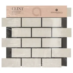 Atmosphera Créateur D'Intérieur Panneau Tasseau Bois<Panneau décoratif mural Clint beige 61x69cm - Atmosphera