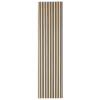 Atmosphera Créateur D'Intérieur Panneau Tasseau Bois<Panneau décoratif mural Colva beige fond noir 240x60cm - Atmosphera