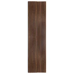 Atmosphera Créateur D'Intérieur Panneau décoratif mural Colva bois foncé 240x60cm - Atmosphera- Panneau Tasseau Bois