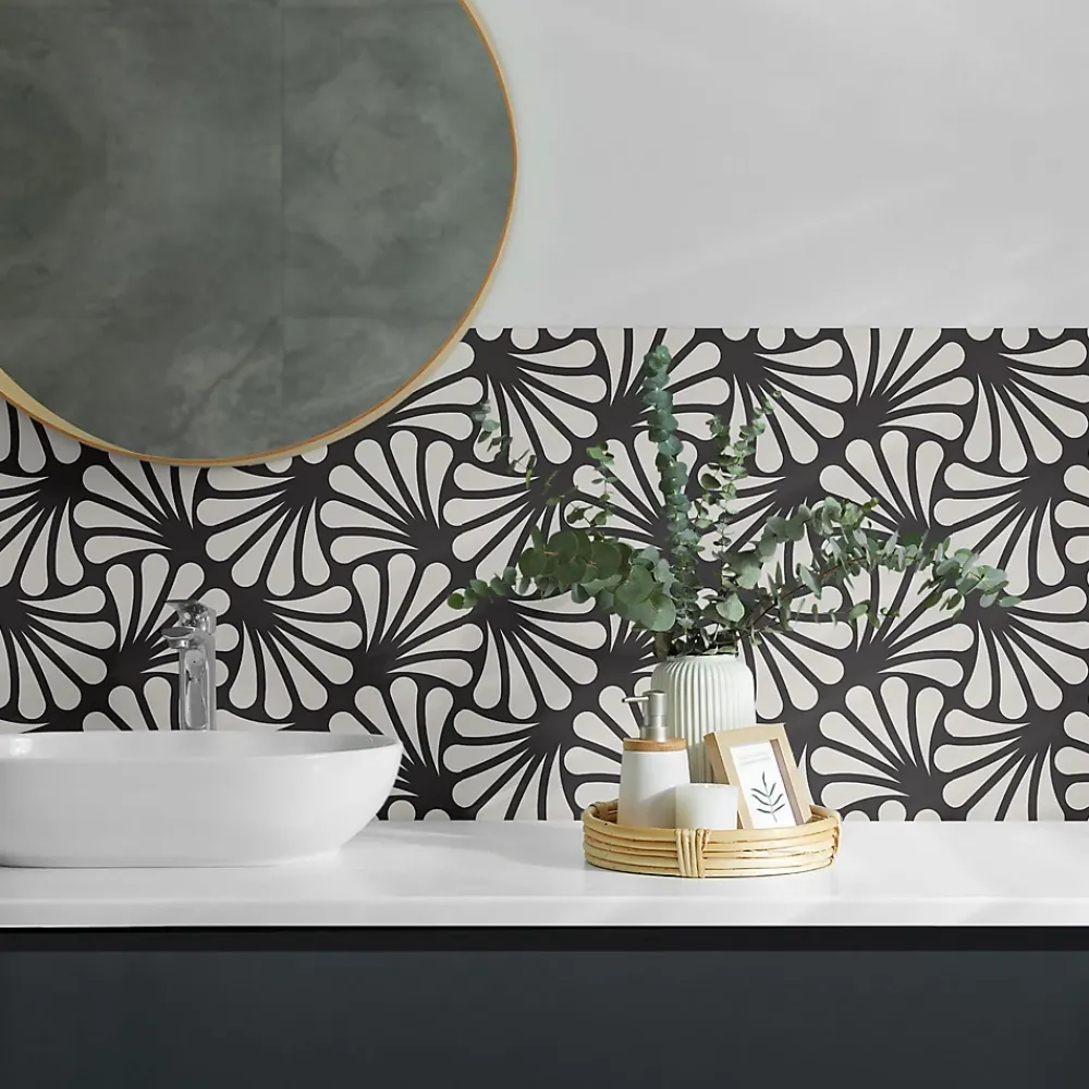 Wallfluent Lambris Mural<Panneau Décoratif Mural 50x50 cm Motif De Feuilles Élégant 4 pièces
