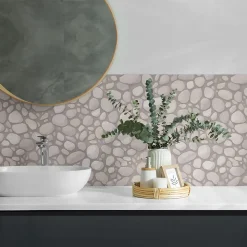 Wallfluent Lambris Mural<Panneau Décoratif Mural 50x50 cm Motif De Pierre Naturelle 4 pièces