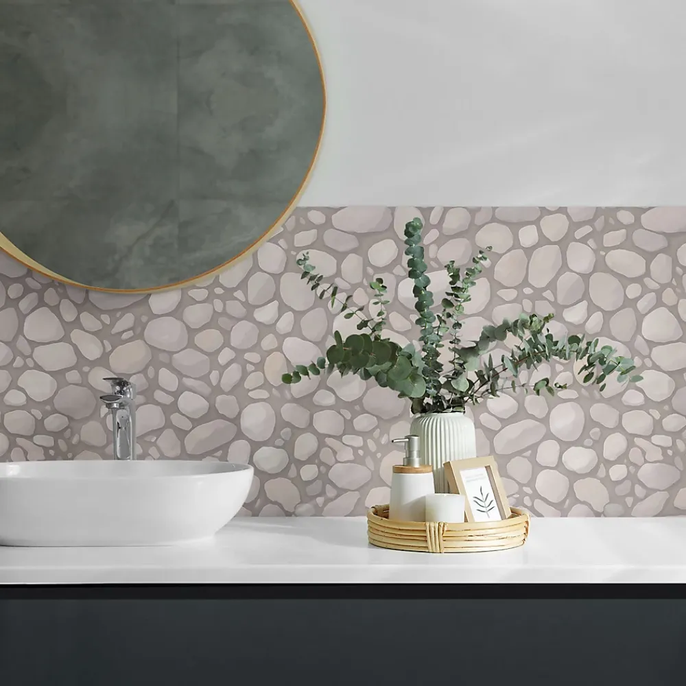 Wallfluent Lambris Mural<Panneau Décoratif Mural 50x50 cm Motif De Pierre Naturelle 4 pièces