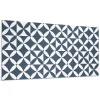 Wallfluent Panneau Décoratif Mural 100x50 cm Motif Végétal Avec Ornements 1 pièce- Lambris Mural