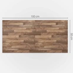 Wallfluent Panneau Décoratif Mural 100x50 cm Motif À Chevrons 1 pièce- Lambris Mural