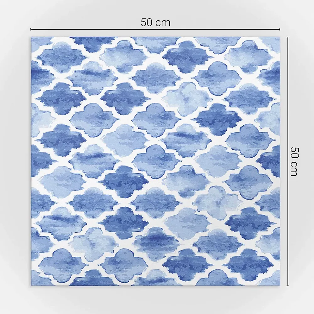 Wallfluent Panneau Décoratif Mural 50x50 cm Motif De Style Marocain 4 pièces- Lambris Mural