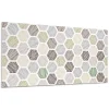 Wallfluent Panneau Décoratif 120x60 cm Géométrie Dans Les Carrés 1 pièce- Lambris Mural