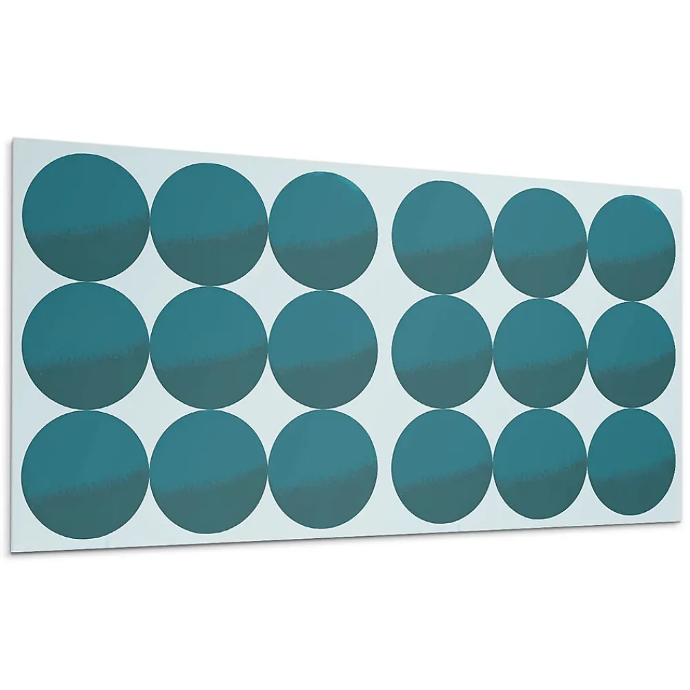 Wallfluent Panneau Décoratif 120x60 cm Géométrie Des Cercles Et Des Carrés 1 pièce- Lambris Mural