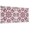 Wallfluent Panneau Décoratif 100x50 cm Motif Végétal Avec Ornements 1 pièce- Lambris Mural