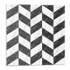 Wallfluent Lambris Mural<Panneau Décoratif 50x50 cm Motif À Chevrons En Marbre 4 pièces