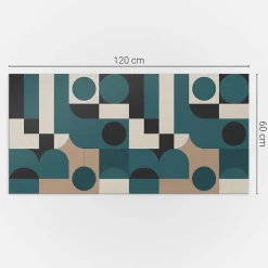 Wallfluent Lambris Mural<Panneau Décoratif 120x60 cm Géométrie De L'étoile Et Du Rectangle 1 pièce
