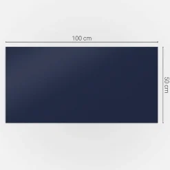 Wallfluent Lambris Mural<Panneau Décoratif 100x50 cm Couleur Bleue 1 pièce