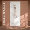 Mon Marché Déco Panneau Mural De Salle De Bains<Panneau Douche PVC Marbre Calacatta - L. 240 x l. 100 x ép. 1 cm