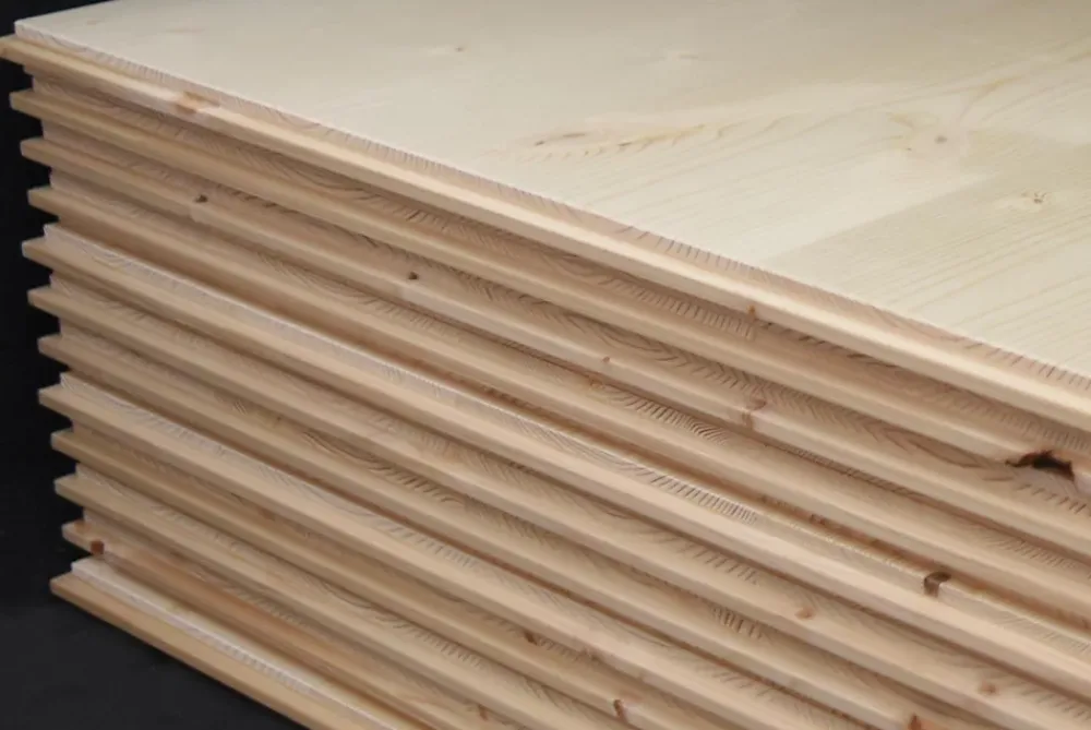 Panneau Bois, Osb, Mdf<Panneau massif 3 plis épicéa 250 x 62,5 cm, ép.19mm