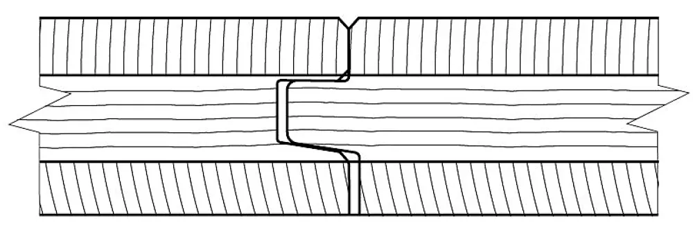 Panneau Bois, Osb, Mdf<Panneau massif 3 plis épicéa 125 x 62,5 cm, ép.19mm