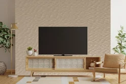 Panneau MDF effet Gouje 244 x 24 cm Ép.9mm vendu par 3 pièces- Panneau Bois, Osb, Mdf