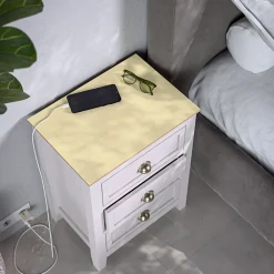 Mon Marché Déco Panneau Bois, Osb, Mdf<Panneau MDF Plaqué - Bambou - 60 x 60 cm